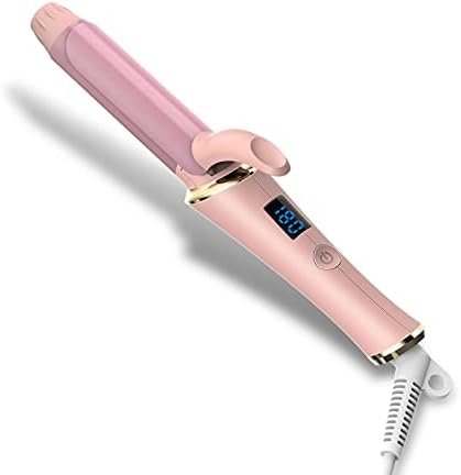 1 Inch Curling Iron, 25mm Hair Curler Iron ,Ceramic Tourmaline Curl Wand Barrel with Digital Adujustable Temperature , Heats Up Quickly for Long and Short Hair