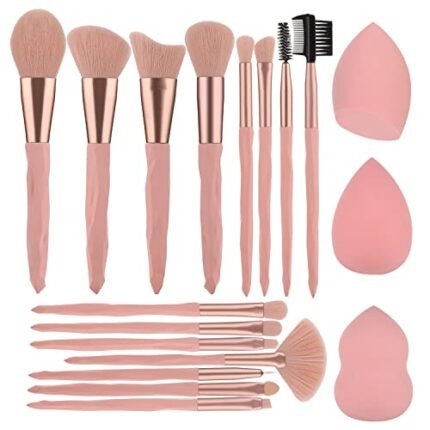 111 Diamonds Makeup Brushes Set Natural Premium Synthetic Eyeshadow Foundation Face Blending Blush Concealers Eye Makeup Brushes Set Professional for Women Kids Makeup Brushes & Tools Accessories