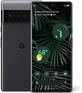 Google Pixel 6 Pro - 5G Android Phone - Unlocked Smartphone with Advanced Pixel Camera and Telephoto Lens - 128GB - Stormy Black (Renewed)