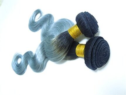 HairPR Hair 100% Philippines Human Virgin Hair extension 3 Bundles 10"-28" Body Wave 1b Silver Color