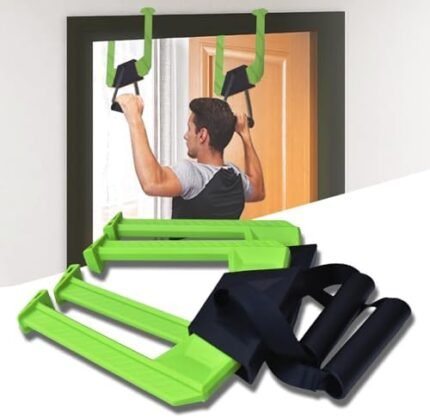 2 pieces Portable Pull Up Bar,Pull Up Bar Door Frame for Work from Home Fitness.Load bearing capacity exceeding 330lbs