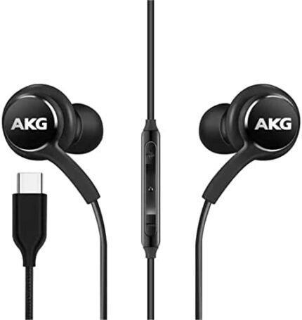 2024 New Stereo Headphones for Samsung Galaxy S23 Ultra Galaxy S22 Ultra S21 Ultra S20 Ultra, Galaxy Note 10+ - Designed by AKG - with Microphone and Volume Remote Control Type-C Connector - Black