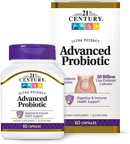 21st Century Advanced Probiotic Capsules, 60 Count (27505)