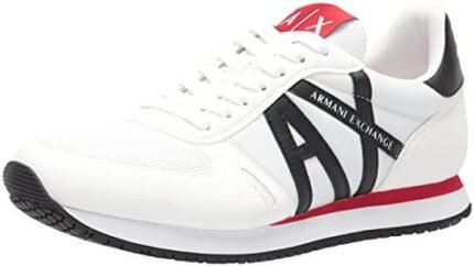 A|X ARMANI EXCHANGE Men's Lace Up Logo Sneaker