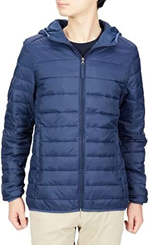 Amazon Essentials Men's Lightweight Water-Resistant Packable Hooded Puffer Jacket