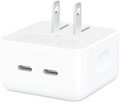 Apple 35W Dual USB-C Port Compact Power Adapter