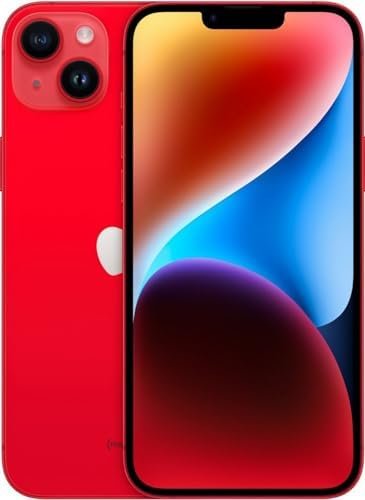 Apple iPhone 14 Plus, 128GB, (PRODUCT) Red for Verizon (Renewed)