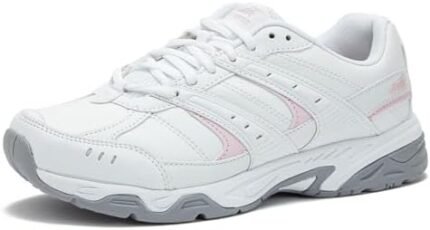 Avia Verge Womens Sneakers - Tennis, Court, Cross Training, or Pickleball Shoes for Women, Classic Black or Walking White Sneakers with Arch Support, Wide Width or Medium