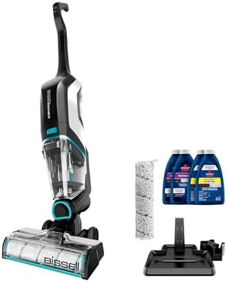 BISSELL CrossWave Cordless Max All in One Wet-Dry Vacuum Cleaner and Mop for Hard Floors and Area Rugs, Black, 2554A