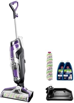 BISSELL Crosswave Pet Pro All in One Wet Dry Vacuum Cleaner and Mop for Hard Floors and Area Rugs, Purple, 2306A