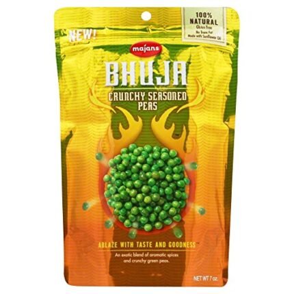 Bhuja Crunchy Seasoned Peas 7 oz each (1 Item Per Order)