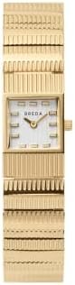 Breda 'Groove' Gold and Metal Bracelet Watch, 16MM