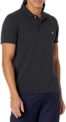 Brooks Brothers Men's Short Sleeve Cotton Pique Stretch Logo Polo Shirt