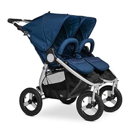 Bumbleride Indie Twin Double Stroller | All-Terrain | Lightweight | Eco-Friendly | Infant Ready Adjustable Seat | Easy, Compact Fold | All-Wheel Suspension   (Indie Twin 2022, Maritime)