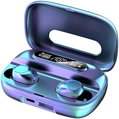 CZRXLLGD New Wireless Earbuds Bluetooth 5.2 Headset, IPX7 Waterproof, LED Battery Display auriculares,120 Hours Play time with Charging Box, 3D Stereo Audio Full Touch Screen Headset with Microphone