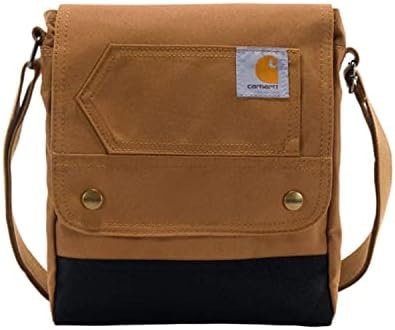 Carhartt, Durable, Adjustable Crossbody Bag with Flap Over Snap Closure