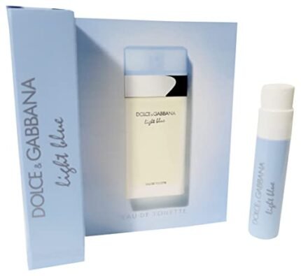 DOLCE & GABBANA Light Blue for Women Eau de Toilette Vial Spray, 0.027 Ounce/0.8 ml