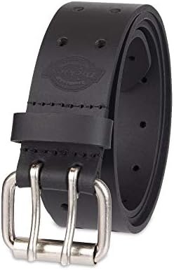 Dickies Men's Leather Double Prong Belt