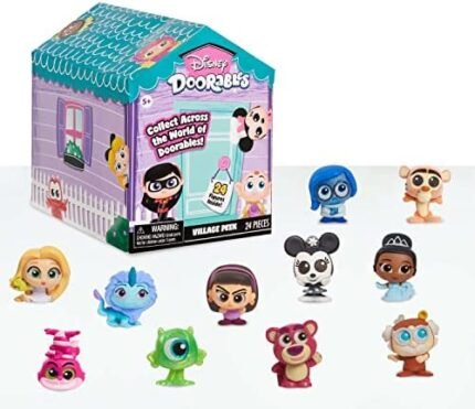 Disney Doorables Mega Village Peek Pack, Series 6, 7, and 8, Toy Figures, Officially Licensed Kids Toys for Ages 5 Up, Amazon Exclusive