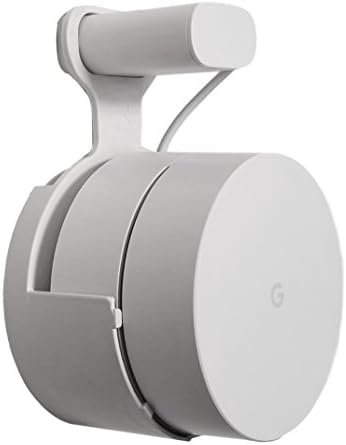 Dot Genie Google WiFi [Old Rectangular Plug – NOT Current Round Plug] Outlet Holder Mount Stand: No Messy Screws! (1-Pack)