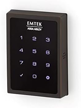 Emtek Empowered Motorized Touchscreen Keypad Smart Deadbolt - Connected by August, Oil Rubbed Bronze (US10B), Model: EMP1101US10B