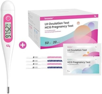 [Fertility Preparation Kits] Ovulation Test Strips and Basal Thermometer