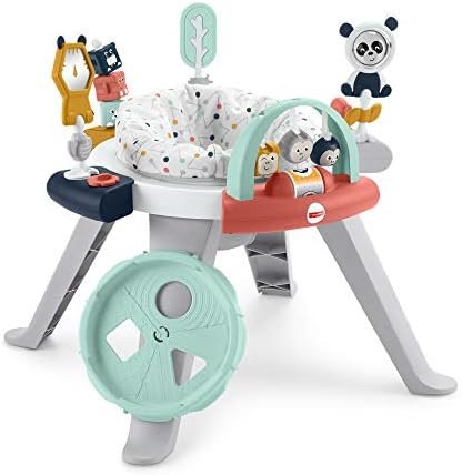 Fisher-Price Baby to Toddler Toy 3-in-1 Spin & Sort Activity Center and Play Table with 10+ Activities, Happy Dots (Amazon Exclusive)