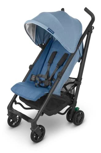 G-Luxe Stroller – Charlotte (Coastal Blue mélange/Carbon)