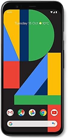 Google Pixel 4 G020M 64GB 5.7 inch Android (GSM Only, No CDMA) Factory Unlocked 4G/LTE Smartphone - International Version (Just Black)