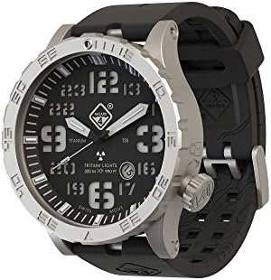 HAZARD 4 Heavy Water Diver(TM) BlackTie: Titanium Tritium Dive-Watch - B