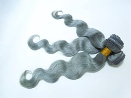 HairPR Hair 100% Philippines Human Virgin Hair extension 3 Bundles 10"-28" Body Wave Silver Color