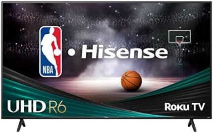 Hisense 50-Inch Class R6 Series 4K UHD Smart Roku TV with Alexa Compatibility, Dolby Vision HDR, DTS Studio Sound, Game Mode (50R6G),Black