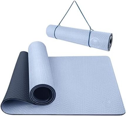 IUGA Yoga Mat Non Slip Anti-tear Yoga Mats Eco Friendly Hot Yoga Mat Thick Workout & Exercise Mat for Yoga, Pilates and Fitness (72"x 24"x 6mm)