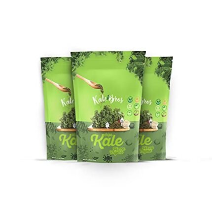 Kale Bros, Kale Chips, Pizza Thyme, Multi-pack (Pack of 3) Vegan/Gluten-free/Paleo Snack