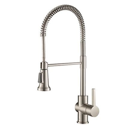 Kraus KPF-1690SFS Britt Pre-Rinse/Commercial Kitchen Faucet with Dual Function Sprayhead in all-Brite Finish, Spot Free Stainless Steel