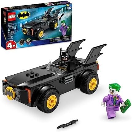 LEGO DC Batmobile Pursuit: Batman vs. The Joker 76264 Buildable DC Super Hero Playset, Quick and Fun to Build Batmobile Toy with Endless Play Possibilities, Batman Car Toy for Kids Ages 4 and Up