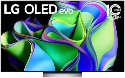 LG C3 Series 65-Inch Class OLED evo 4K Processor Smart Flat Screen TV for Gaming with Magic Remote AI-Powered OLED65C3PUA, 2023 with Alexa Built-in (Renewed)