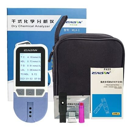 Lipid Test Meter Cholesterol Test Meter HDL LDL Triglycerides Cholesterol Monitor Meter kit Includes 10pcs Test Strips