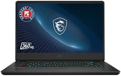 MSI Vector GP66 Gaming Laptop: Intel Core i9-12900H GeForce RTX 3070 Ti, 15.6" FHD, 360Hz, Close to, 32GB DDR4, 1TB NVMe SSD, Type-C w/DP, Cooler Boost 5, Win 11 Home: Core Black 12UGS-267