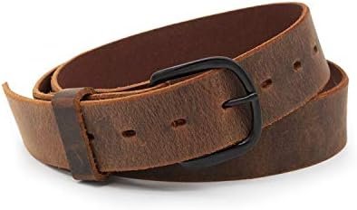 Main Street Forge The Bootlegger Leather Belt | Made in USA | Full Grain Leather | Mens Belt