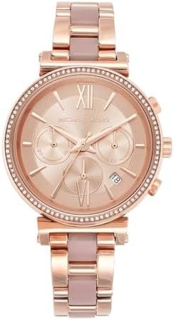 Michael Kors Sofie Women's Watch, Stainless Steel Watch for Women with Steel or Leather Band