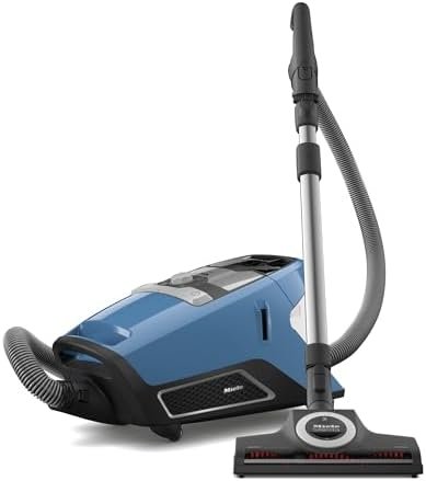 Miele Blizzard CX1 Turbo Team Bagless Canister Vacuum, Tech Blue - Portable, Household