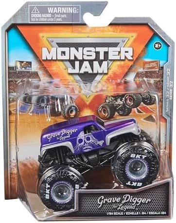 Monster Jam 2023 Spin Master 1:64 Diecast Truck Series 32 Alternate Dimensions Grave Digger The Legend