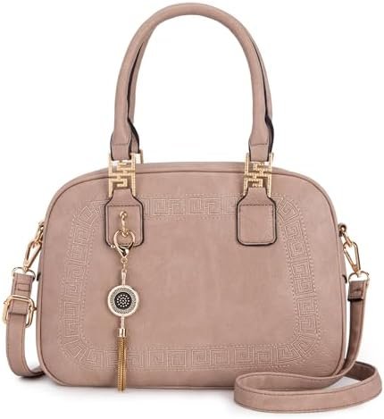 Montana West Small Top Handle Purse for Women Crossbody Satchel Handbag Barrel Bag