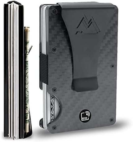 Mountain Voyage Minimalist Wallet for Men - Slim RFID Wallet I Scratch Resistant, Credit Card Holder & Money Clip, Easily Removable Money & Cards, Mens Wallets