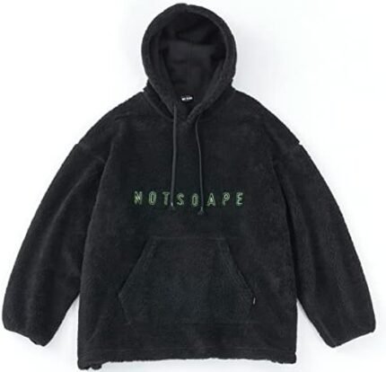 Not So Ape Streetwear Sherpa Hoodie, All-Gender Unisex