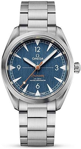 Omega Seamaster Railmaster Automatic Chronometer Blue Dial Men's Watch 220.10.40.20.03.001