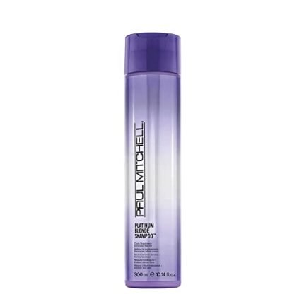 Paul Mitchell Platinum Blonde Purple Shampoo, Cools Brassiness, Eliminates Warmth, For Color-Treated Hair + Naturally Light Hair Colors