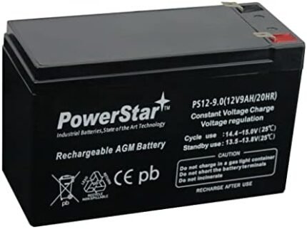 PowerStar-9AH HIGH RATE LONGER LASTING TOP OF THE LINE Peg Perego SLIM Battery