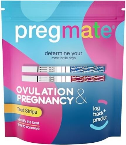 Pregmate 40 Ovulation and 10 Pregnancy Test Strips Predictor Kit